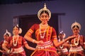 Bengaluru, INDIA Ã¢â¬â October 27,2019: Gorgeous odissi artist performs in Bengaluru